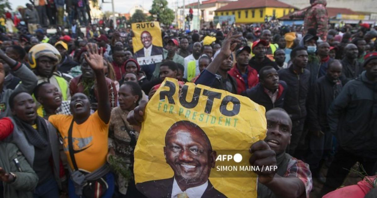 Les partisans de William Ruto lors de la campagne électorale 