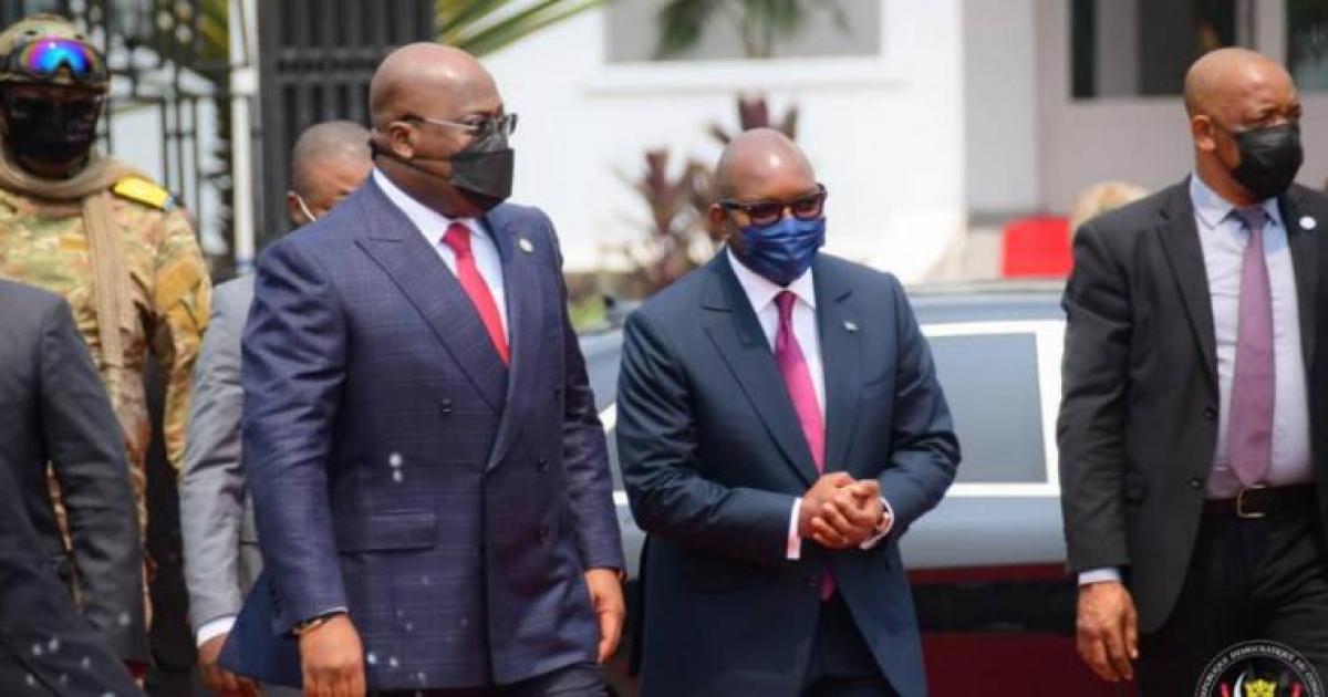 Sama Lukonde et Félix Tshisekedi