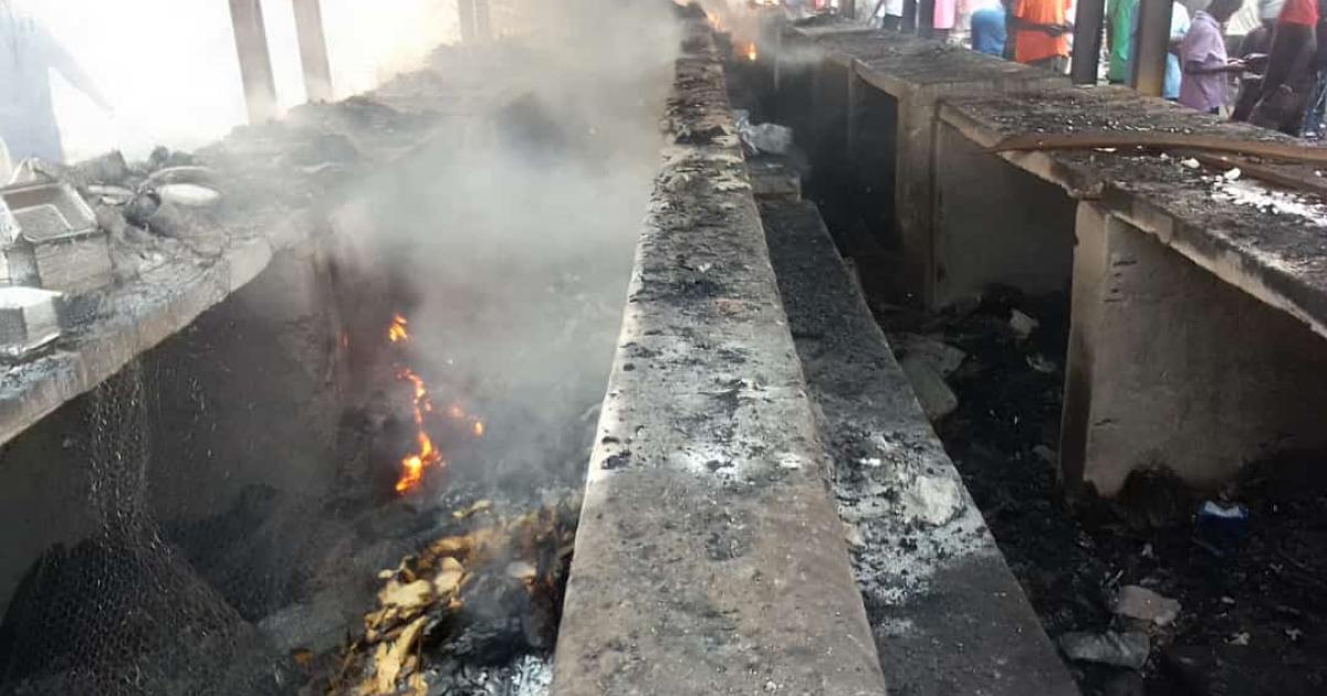 marché de la liberté incendie