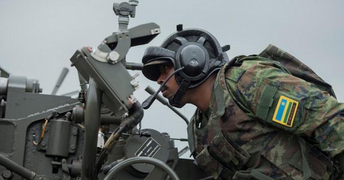 Un militaire de l'armée rwandaise 