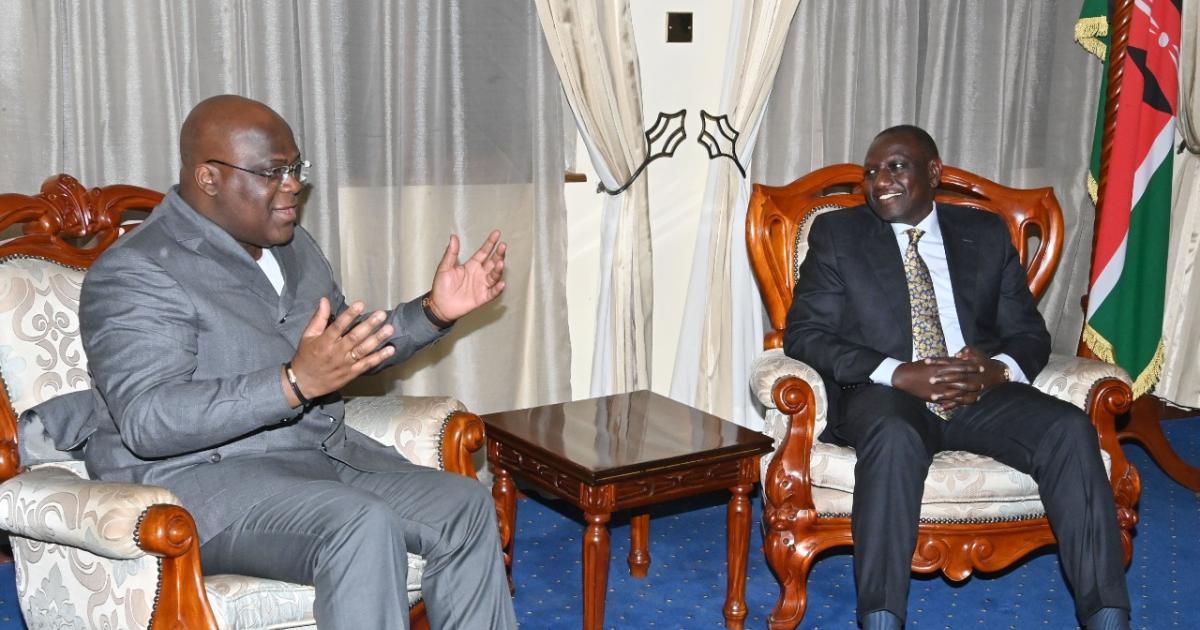 William Ruto et Félix Tshisekedi