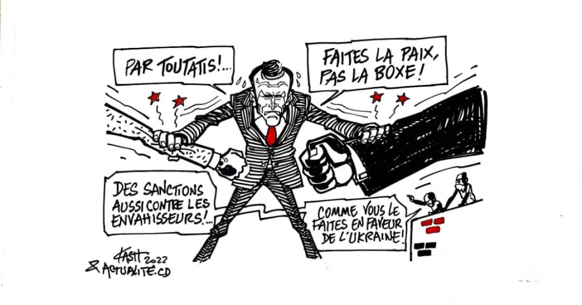 Les caricatures de ACTUALITE.CD sont réalisées par Kash