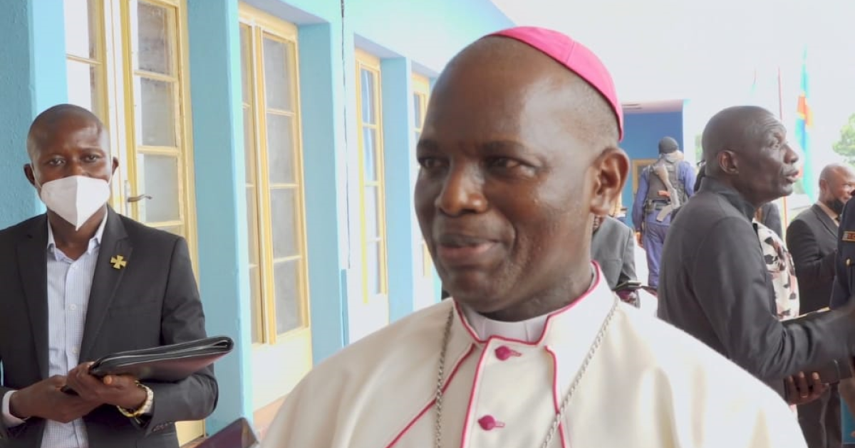 Mgr Jean-Pierre Kwambamba, évêque du diocèse de Kenge