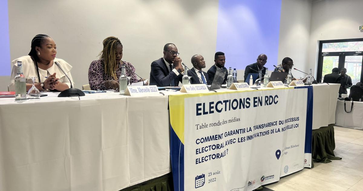 Panel Kinshasa News Lab sur la transparence électorale