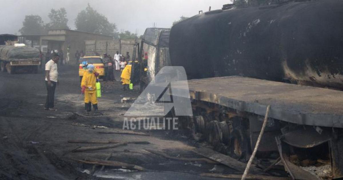 Explosion d'un camion de carburant à Mbuba en octobre 2018