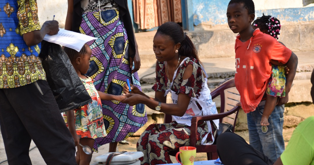 Vaccination contre la polio à Kindu