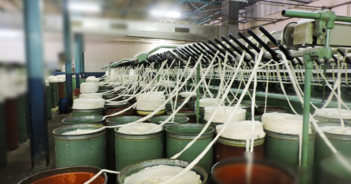 Production de textile par la SOTEXKI