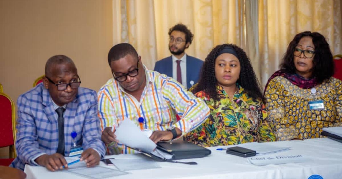 Les participants aux assises sportives de Mbuela