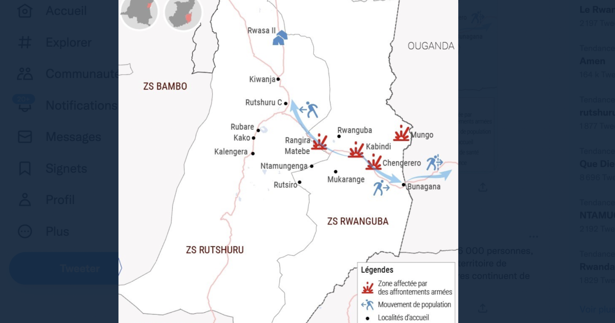 Carte produite par OCHA