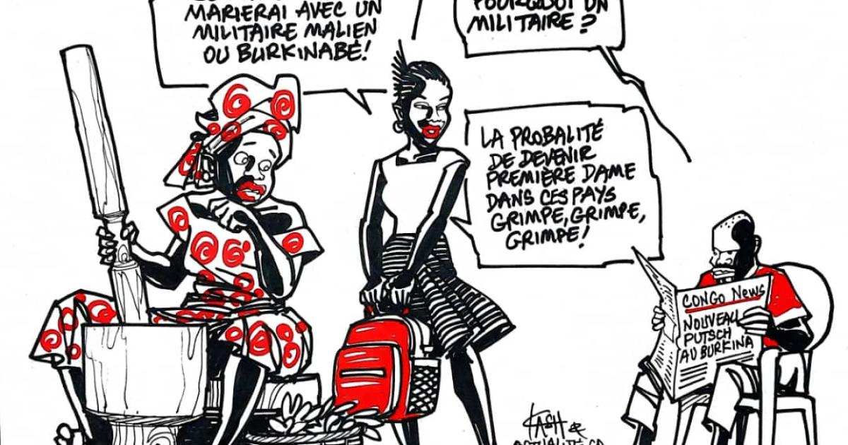 Les caricatures de ACTUALITE.CD sont réalisées par Kash 