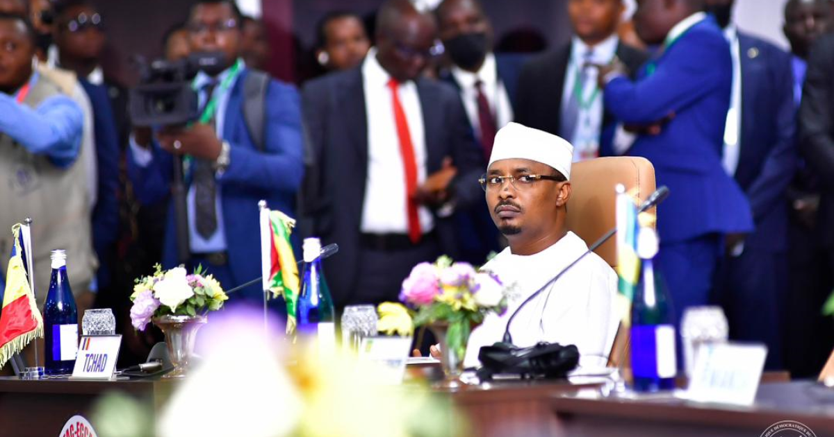 Mahamat Deby lors du sommet de la CEAC à Kinshasa