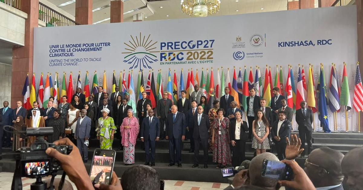Ouverture PRECOP27, photo officielle