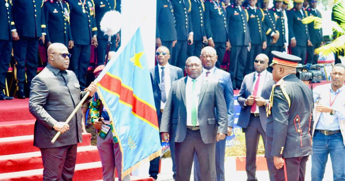 cérémonie de passation de pouvoir à l'Etat-major Général des FARDC 