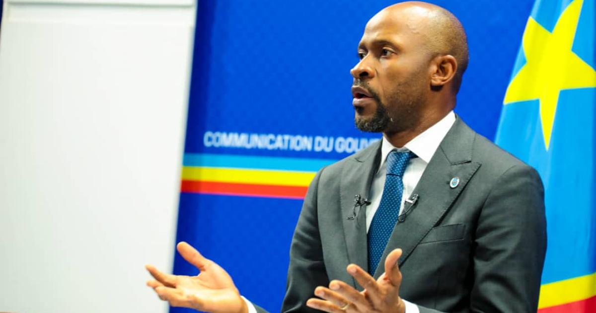 Patrick Muyaya, ministre de communication et médias 