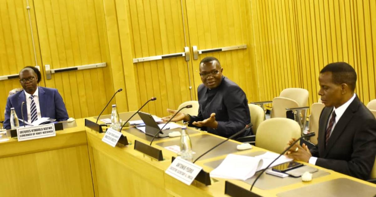 Julien Paluku et Jacques Kyabula à la réunion de haut niveau au siège de la CEA  à  Addis-Abeba