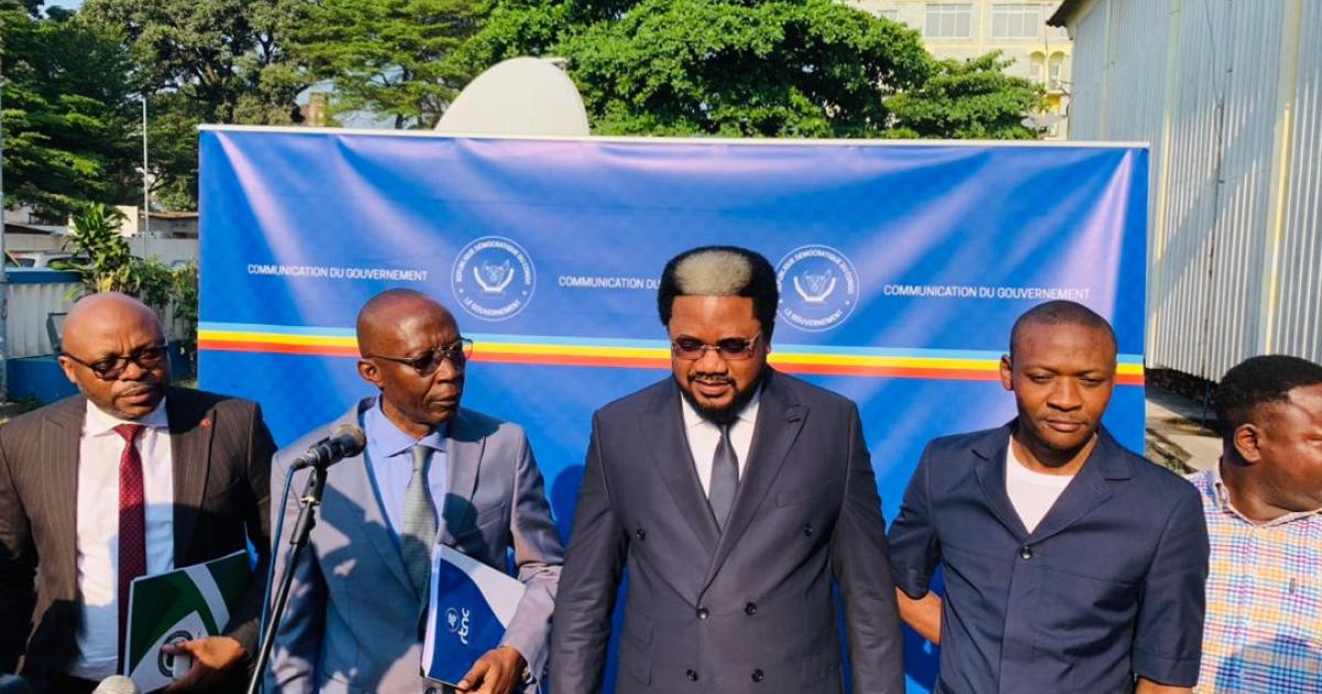 Le DG de la RTNC et la délégation de responsables de télédistribution opérant en RDC