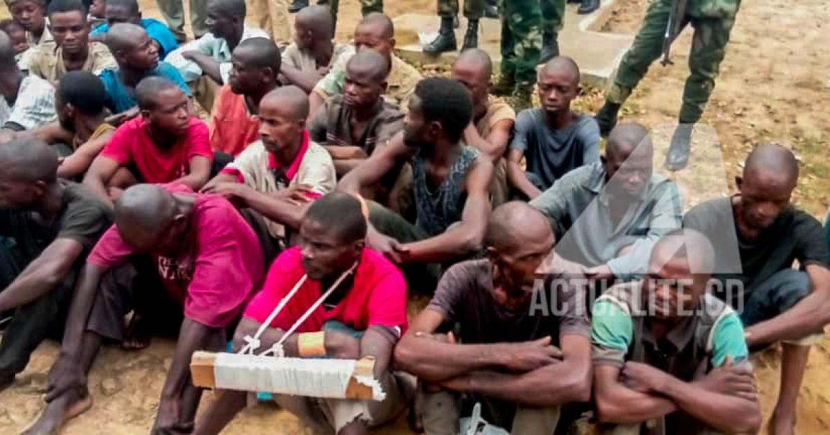 Assaillants présentés au Kwilu