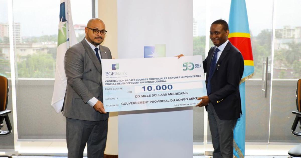BGFIBank 1DG BGFIBank et le ministre provincial des Finances du Kongo-Central