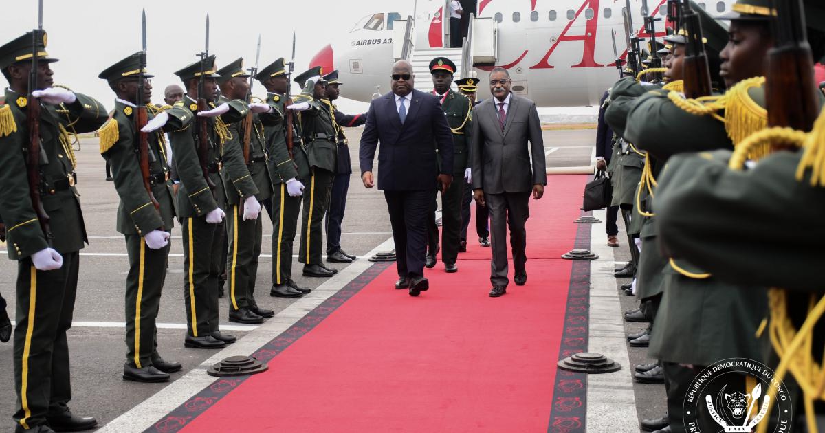 Félix Tshisekedi à Luanda
