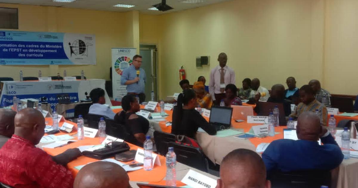 Formation EPST-UNESCO. Photo actualite.cd