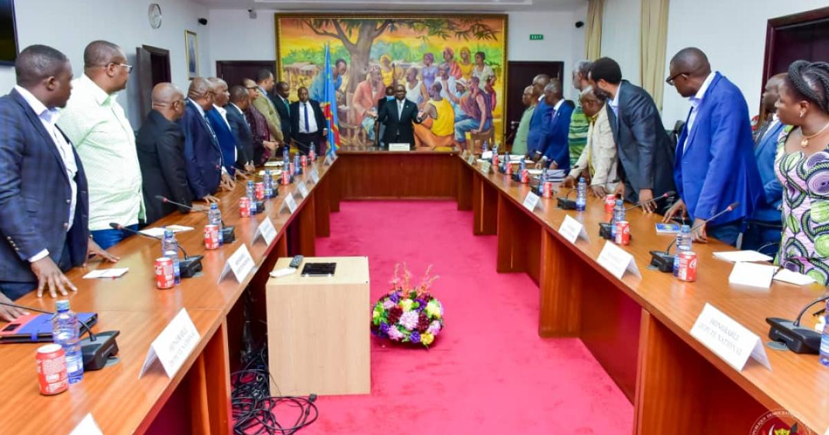 Les députés du Nord-Kivu avec Sama Lukonde