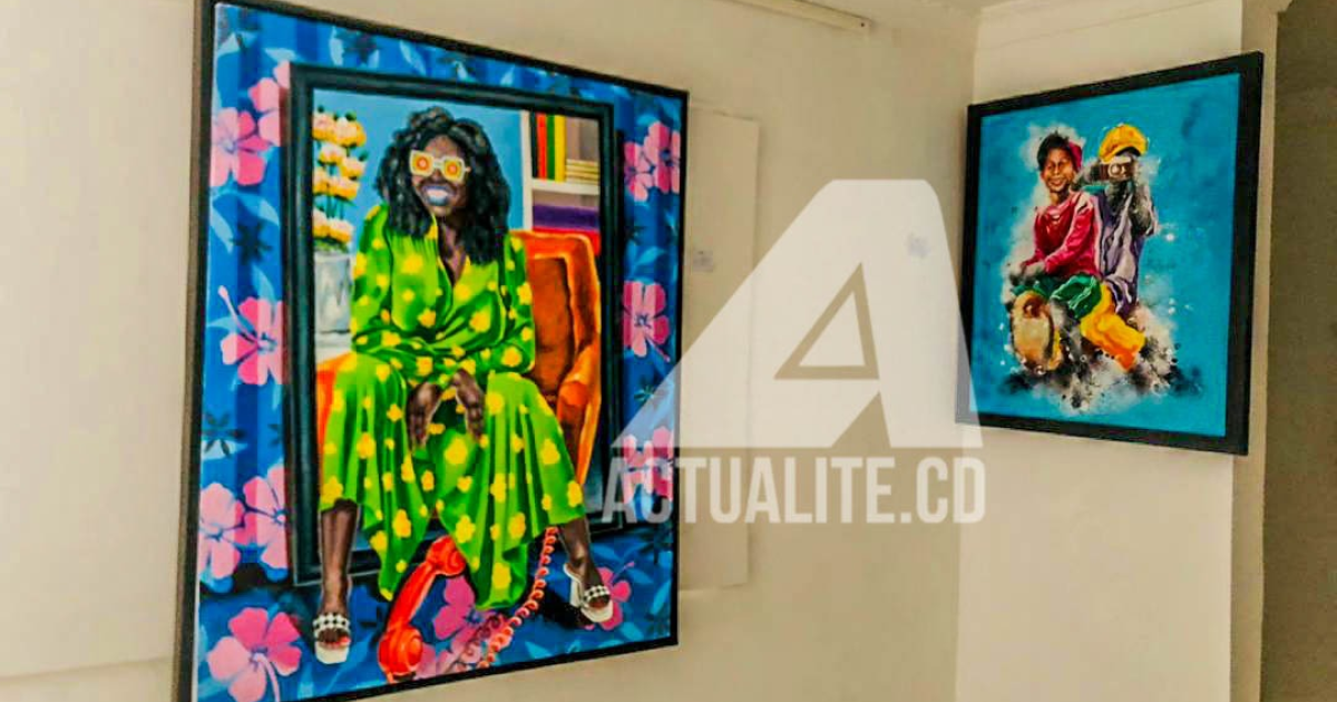 Tableaux d'art plastique en exposition 