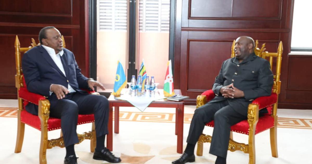 Evariste Ndayishimiye et Uhuru Kenyatta