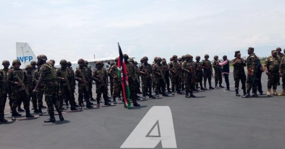 Les troupes kényanes arrivées à l'aéroport de Goma