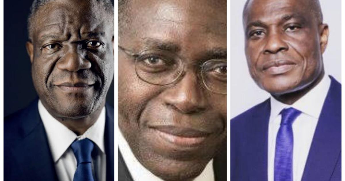 Denis Mukwege, Matata Ponyo et Martin Fayulu