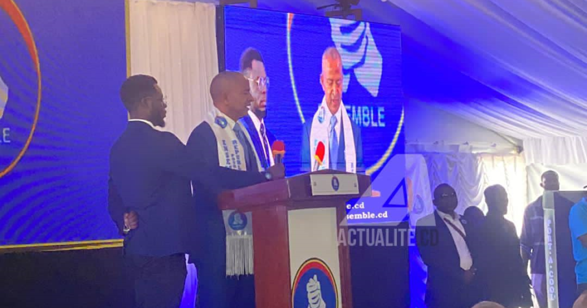 Moise Katumbi au congrès de Ensemble pour la République