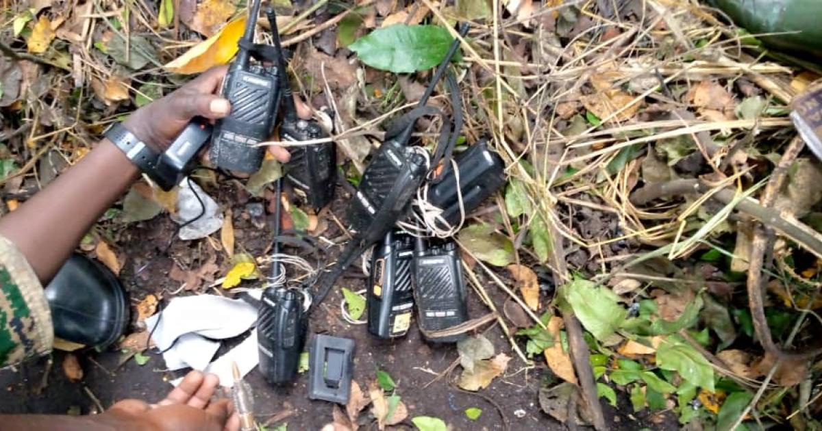 Equipements de communication des ADF récupérés par les FARDC