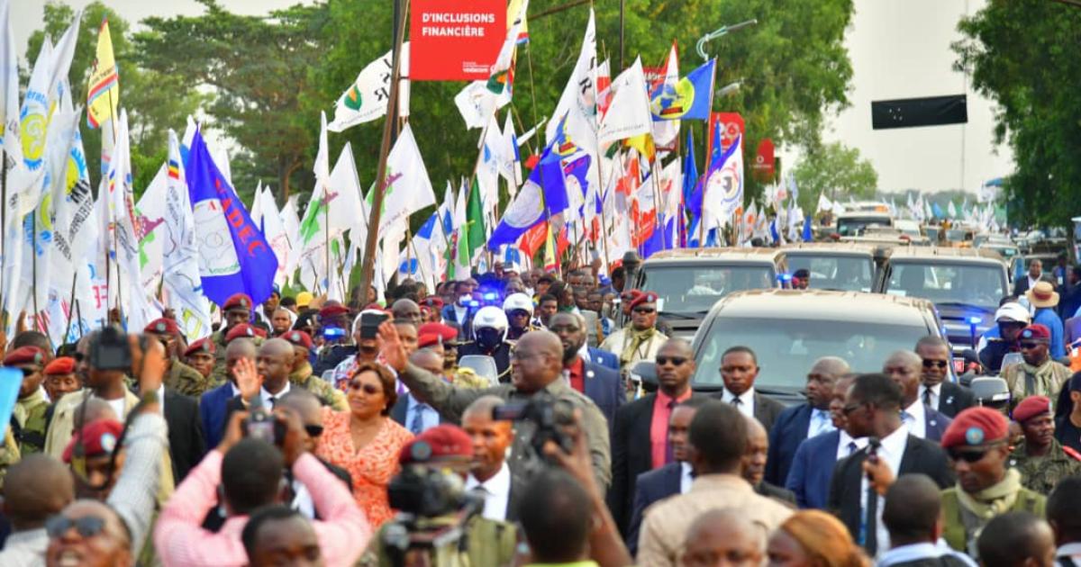 Félix Tshisekedi à Mbandaka