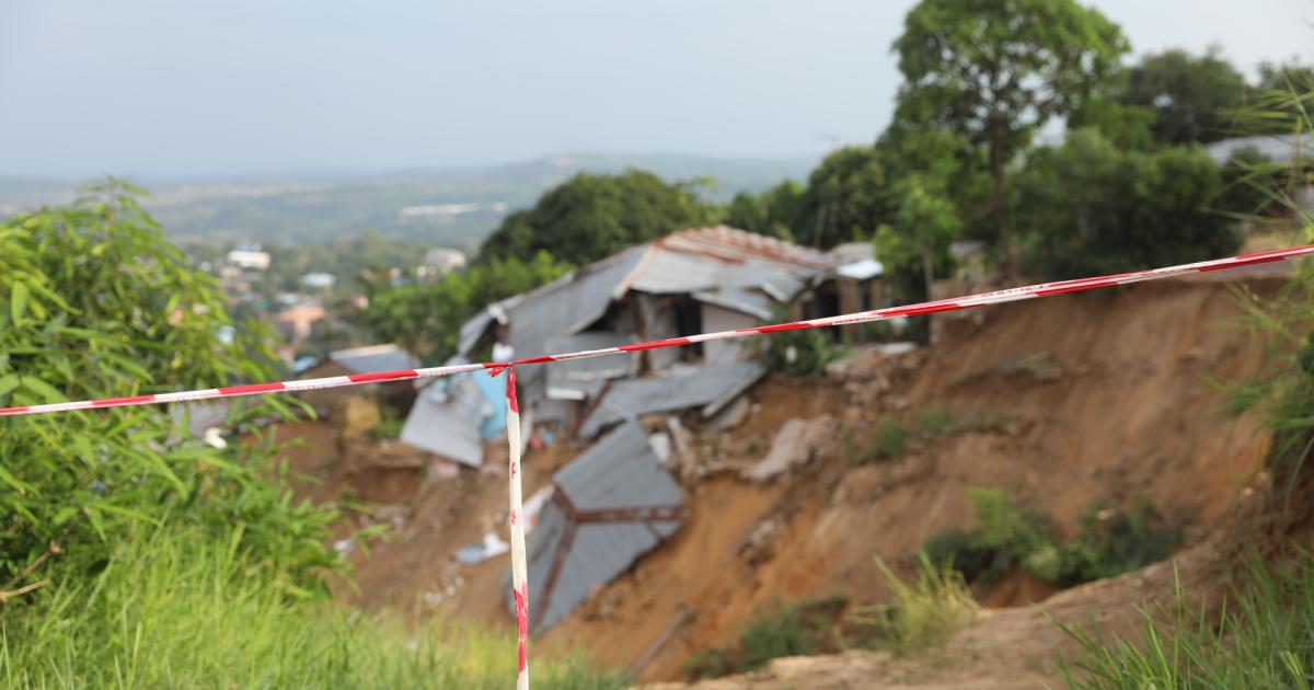 Dégats après la pluie à Kinshasa, Photo OCHA