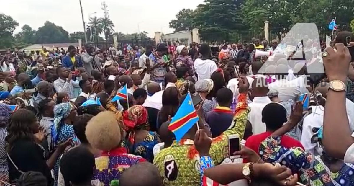 Manifestation contre les violences dans l'Est de la RDC