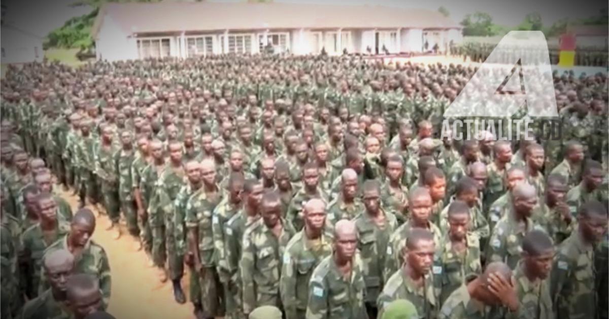 Les recrues à Kitona