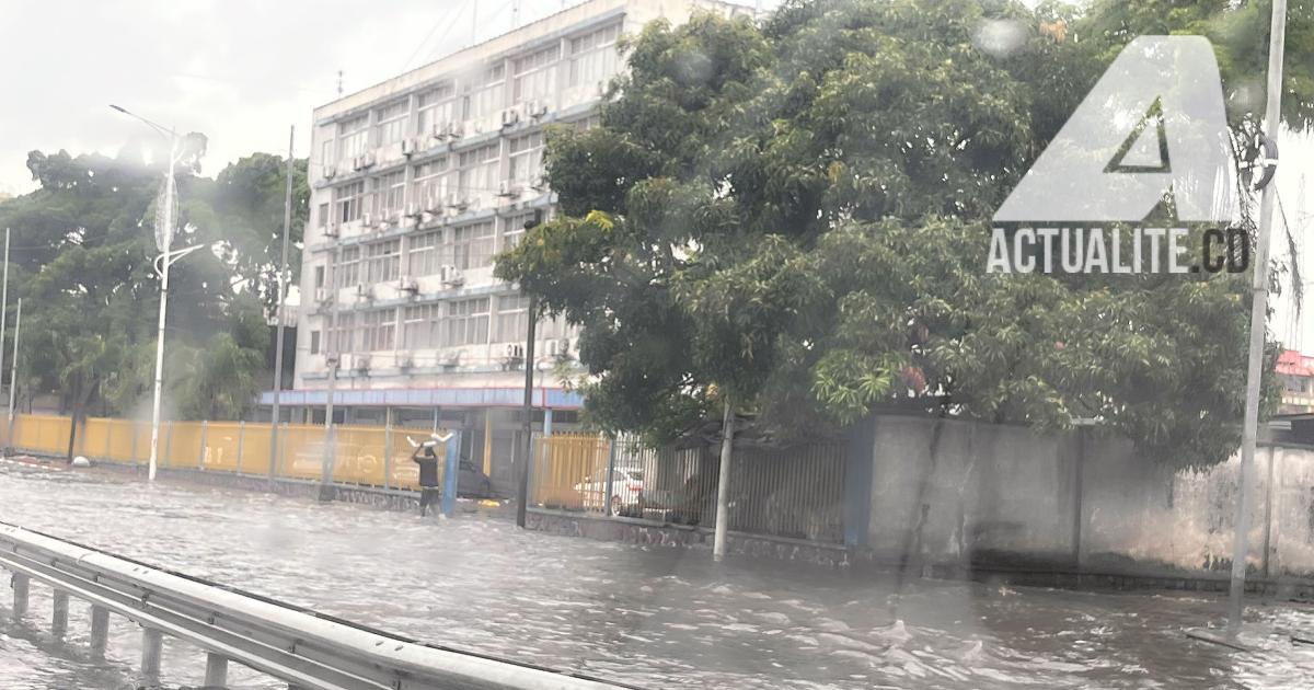 Kinshasa sous la pluie/Ph. ACTUALITE.CD