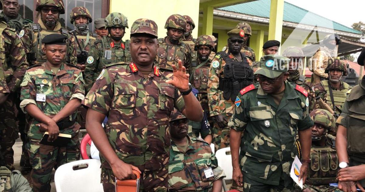Le Général-major kenyan Jeff Nyangah, commandant de la force régionale de l'EAC Le Général-major kenyan Jeff Nyangah, commandant de la force régionale de l'EAC.