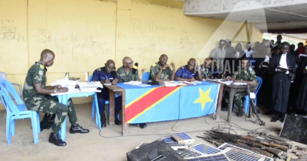 Le tribunal militaire garnison de Bandundu, Bagata et Mai-Ndombe