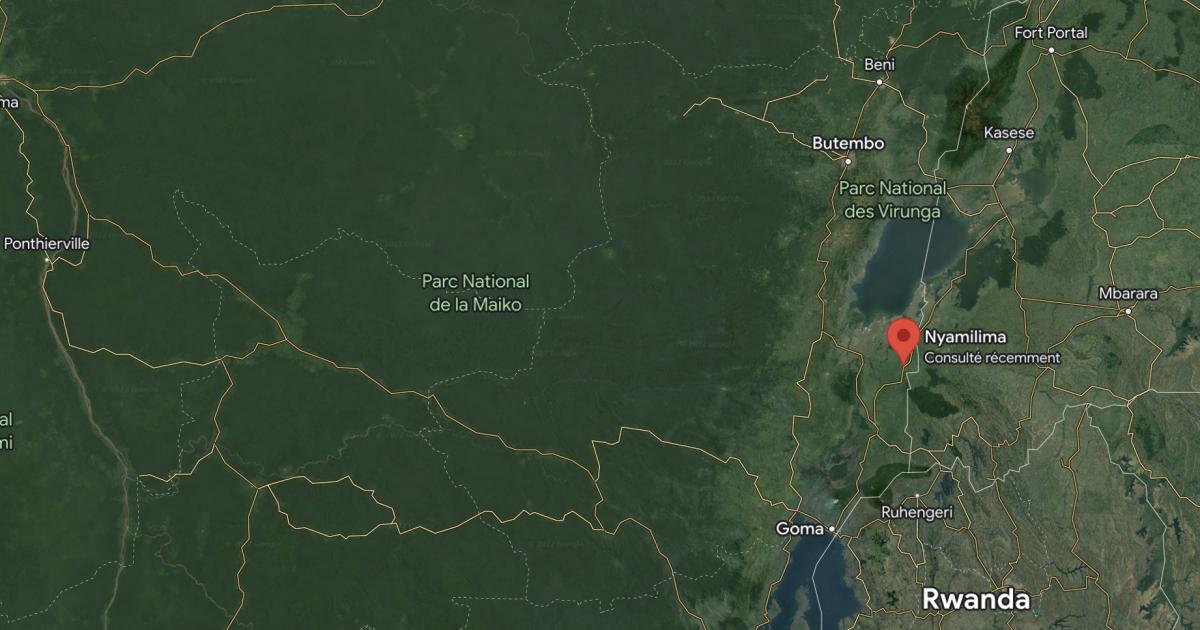 Localisation de Nyamilima 