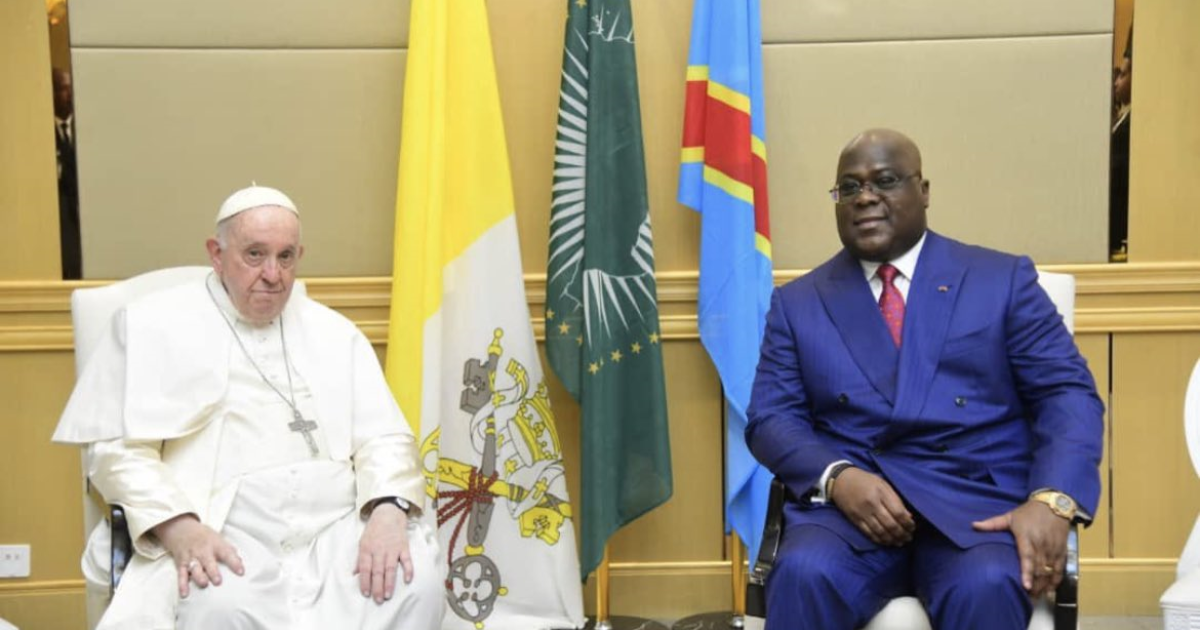 Pape François et Félix Tshisekedi