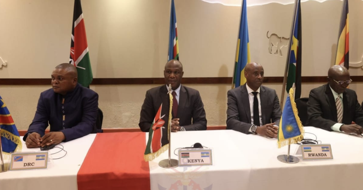 Les chefs d'Etat-major des pays membres de l'EAC en réunion