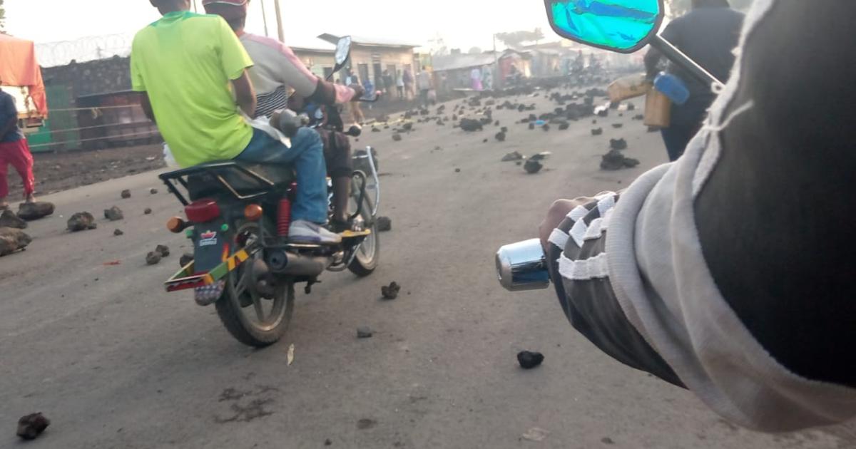 Rue de Goma. Photo Actualite.cd