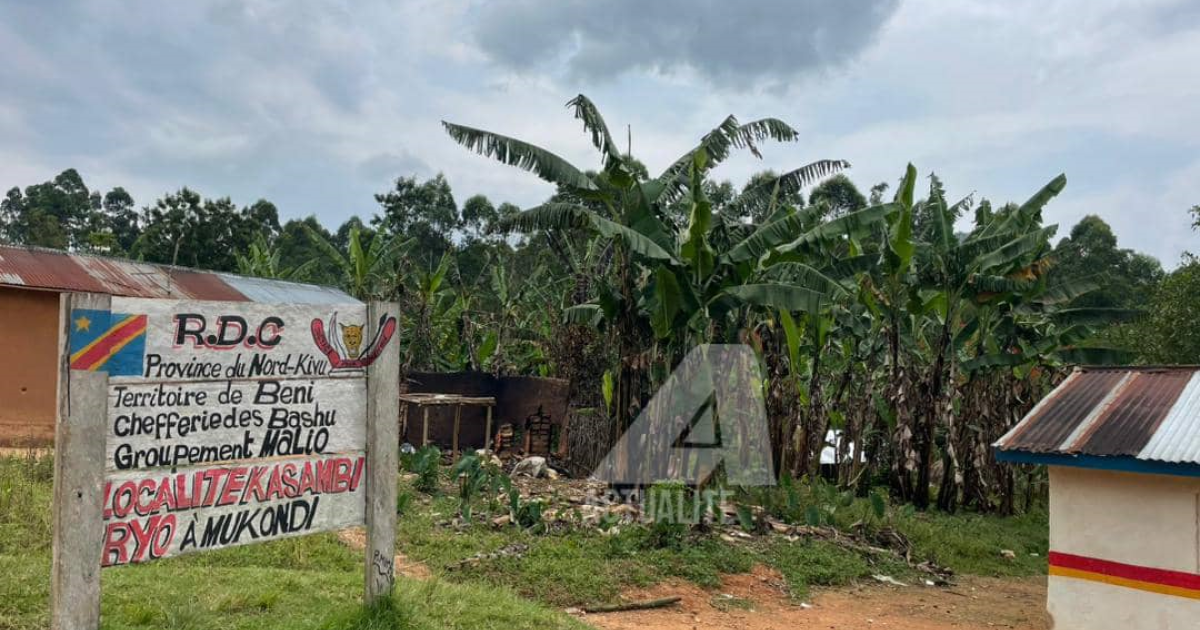 Villages Mukondi à Beni victime d'attaque des ADF