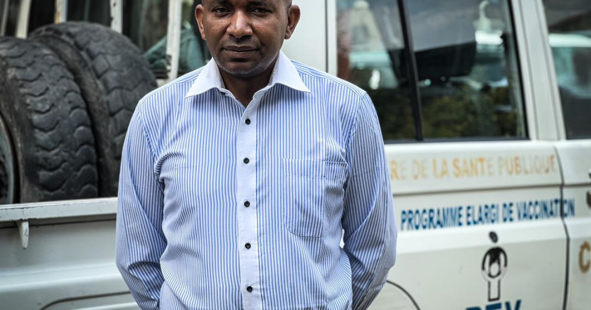 Dr Stéphane Hans, médecin coordinateur du PEV au Nord-Kivu