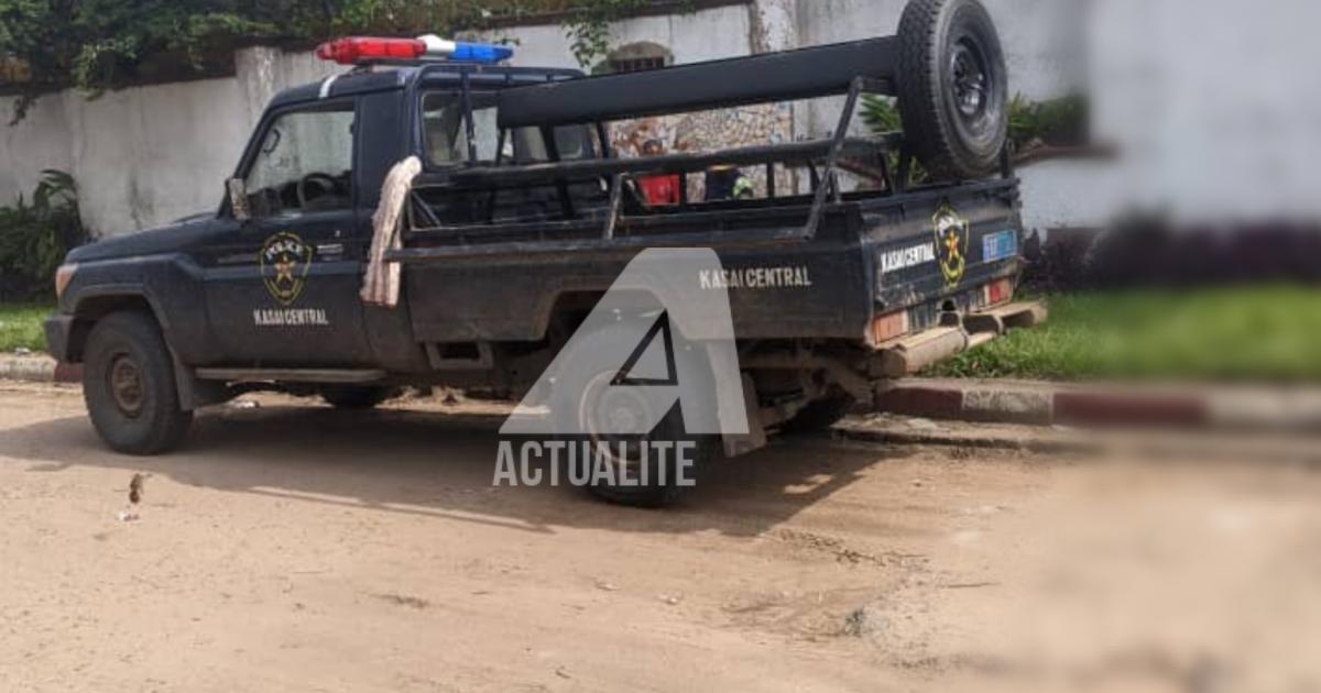 Un véhicule de la Police. Ph. ACTUALITE.CD