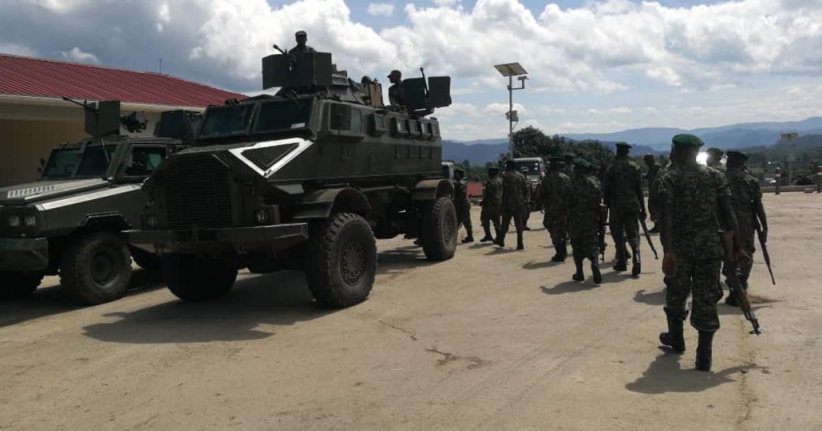UPDF près de Bunagana