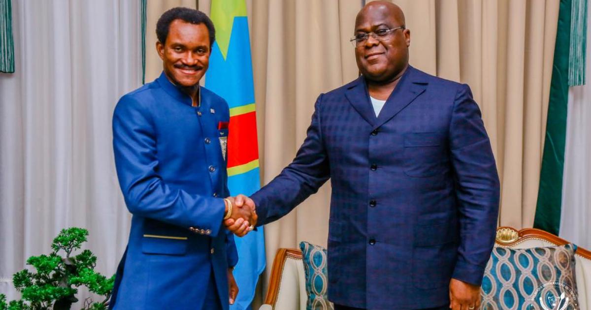 Miguel Kashal Katemb reçu par Félix Tshisekedi 