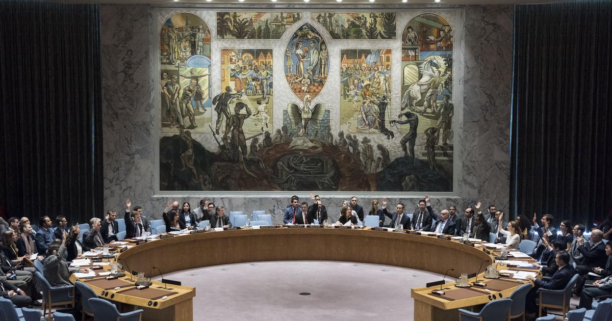 Une réunion du Conseil de sécurité des Nations unies