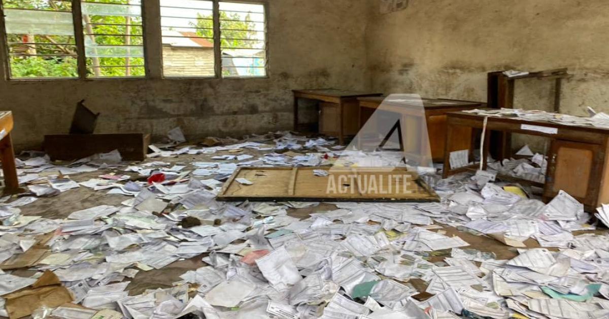 Le centre d'enrôlement des électeurs vandalisé à Goma 