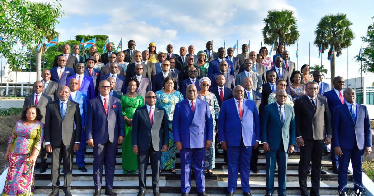 Félix Tshisekedi avec le Gouvernement Sama 2